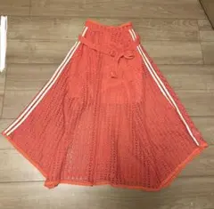 スナイデル 赤ラインスカート 重ね着にも♪ ミニスカートセット サイズS