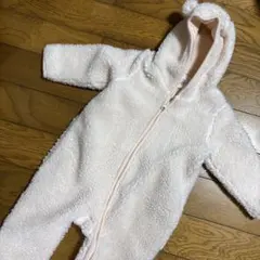 gap くま耳　ボア　ロンパース