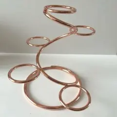 スフィア 台座 5個乗り ピンクゴールド 複数 天然石 台座のみ販売