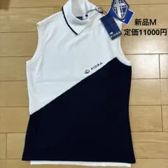 新品　FIDRA ベスト　ノースリーブ　ホワイト　ネイビー　M レディースのサムネイル