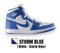 Air Jordan 1 High 85 Storm Blue ミニチュア ⑦