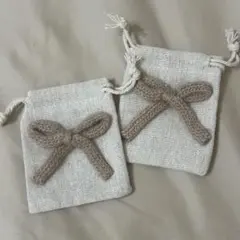 【ハンドメイド作品】ミニポーチ 巾着ポーチ 小物入れ セット売り まとめ売り