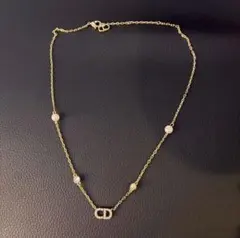 a*♪様 Dior ネックレス ゴールド パール