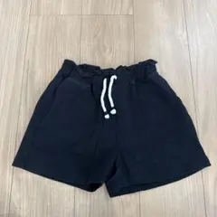 ZABA ブラック 半ズボン 8 (CM 128)