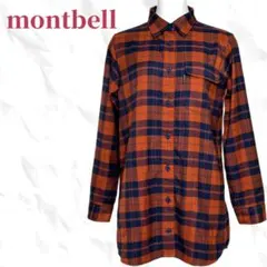 つや子 様用✨新品✨モンベル チェック ロングシャツ ポリエステル（US S）