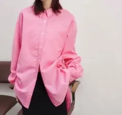 Auntie Rosa Holiday オーバーサイズレギュラーカラーシャツ