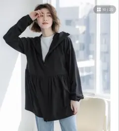 coca uvカットギャザーパーカー