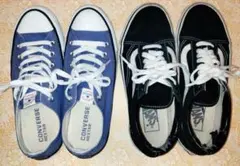 CONVERSE NEXTAR★VANSスケーター★スニーカ★ 2足セット