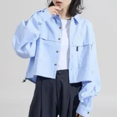 【Foxfire × FREAK'S STORE】別注 長袖 クロップドシャツのサムネイル