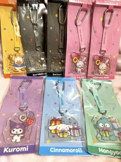 サンリオ くじ セール アクリルチャーム 8点 クロミ シナモン バッドばつ丸
