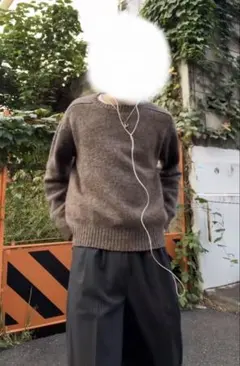 sinonome 混合ニット カーキグリーン - メルカリ