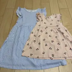 H&M ノースリーブワンピース 2枚セット90- 110のサムネイル