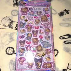 サンリオキャラクターズ　日焼けサマー　うるちゅるポップシール　うるちゅる　立体