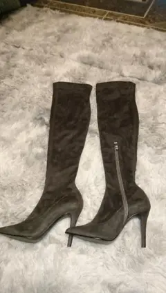 DIANAロングブーツ☆チャコールグレー23.5㎝