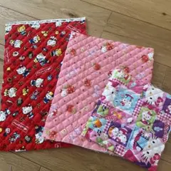 ハローキティキルティングハギレ3枚セット②