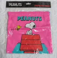 [PEANUTS] 巾着 スヌーピー チャーリー・ブラウン