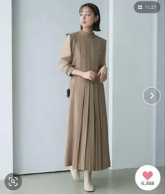 2025年最新】シアースリーブプリーツロングワンピースの人気アイテム