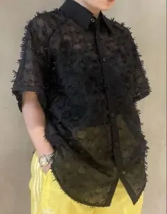 Ameri MATELASSE OPEN COLLAR SHIRT - メルカリ