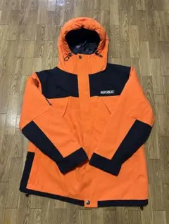 【最終値下げ】REPUBLIC スノーボードジャケット オレンジ/ブラック