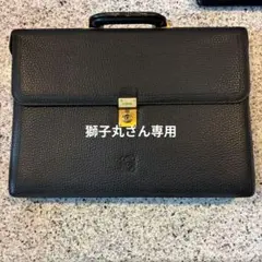 美品】LOEWE ロエベ ビジネスバッグ ブリーフケース アナグラム 本革