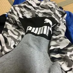 PUMA 迷彩柄 フード付きパーカー