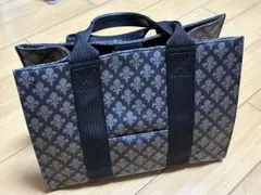 パトリックコックス ルンライト 総柄トート ユリ柄 ナイロン ユニセックス 中古