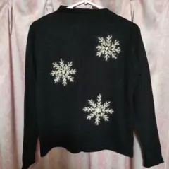 雪の結晶 ニット