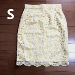 PROPORTION BODY DRESSING 花柄レースタイトスカート S
