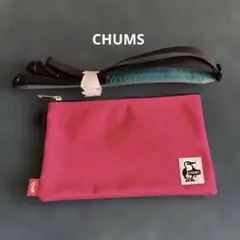 CHUMS ショルダーバッグ　サコッシュポーチ小物入れアウトドアキャンプ登山旅行