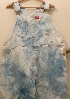 90's USA製 Dickies ブリーチデニム　オーバーオール