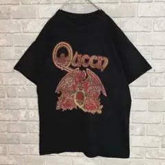 QUEEN フレディマーキュリー 紋章 バンドtシャツ バンT バンt レトロ
