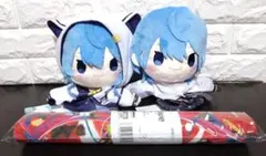 ホロライブ 星街すいせい パペットぬいぐるみ全2種＆大判マウスパット