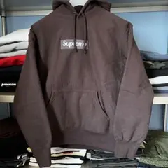 Supreme BOX logo ブラウン フーディー AW2021 Msize - メルカリ
