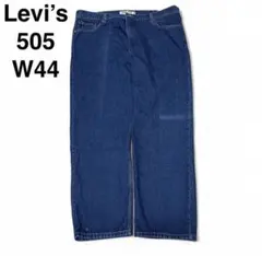 LEVI’S 505 w44 l32 デニム ジーンズ ダークブルー 古着