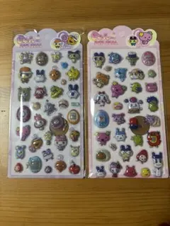 数量限定！！たまごっち　ぷっくりシール　2枚セット①