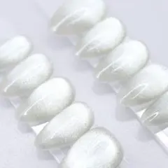 1205 ネイルチップMサイズ 韓国 シンプル マグネット ちゅるん 上品 緑