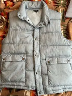 ダウンベスト　青　水色M アーバンリサーチ