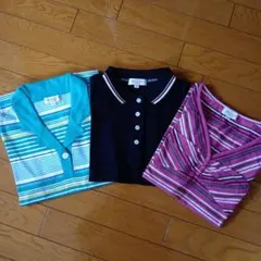 マリ・クレール　新品ポロシャツ トップス　まとめ売り3点セット