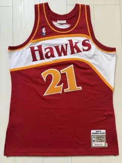 NBA アトランタホークス ピート・マラビッチ選手　ユニフォーム 48 NBA アトランタホークス ピート・マラビッチ選手 ユニフォーム 48