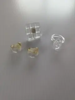hario素材 イヤリング リング ブローチセットのサムネイル
