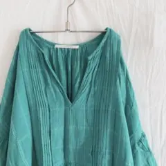 ne Quittez pas トビーチェックブラウス