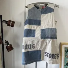 美品　ドラッグストアーズ パッチワーク ワンピース チュニックのサムネイル
