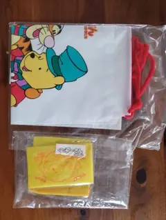 くまのプーさん 巾着袋とメモ帳セット