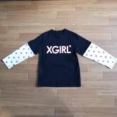 Xgirl first stage 長袖 カットソー ブラック 110