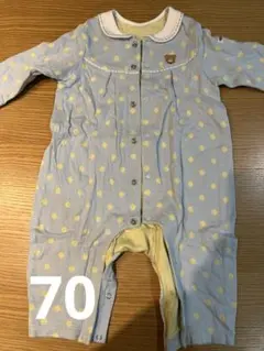 Mikihouse 水玉ロンパース 70