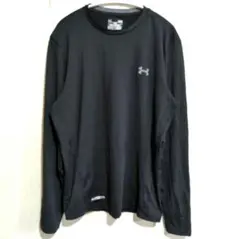 Under Armour アンダーアーマーブラック フィット長袖Tシャツ LG