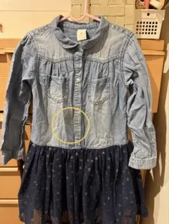 デニムシャツワンピース 120cm
