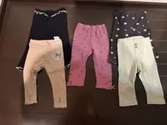 ベビー　キッズ　レギンス 5点セット 80 90 100