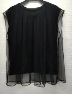 ロペピクニック　チュールカットトップス　38 ブラック
