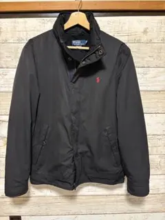 90s ポロラルフローレン ウィンドブレーカー ジャケット 黒 赤ポニー